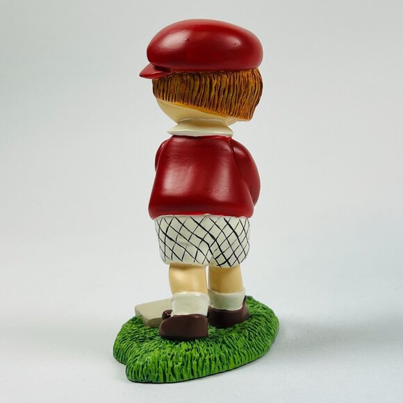 Vintage 1996 Danbury Mint Little Slugger Campbell Kids Figurine Baseball Decor - Picture 4 of 6